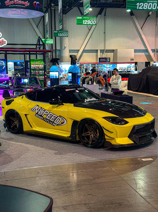 Nissan Z 400Z RZ34 Fairlady 2022-ON with Aftermarket Parts - Rear Flares and Fuel Door Carbon Fiber / FRP from PROJECT WIDEBODY