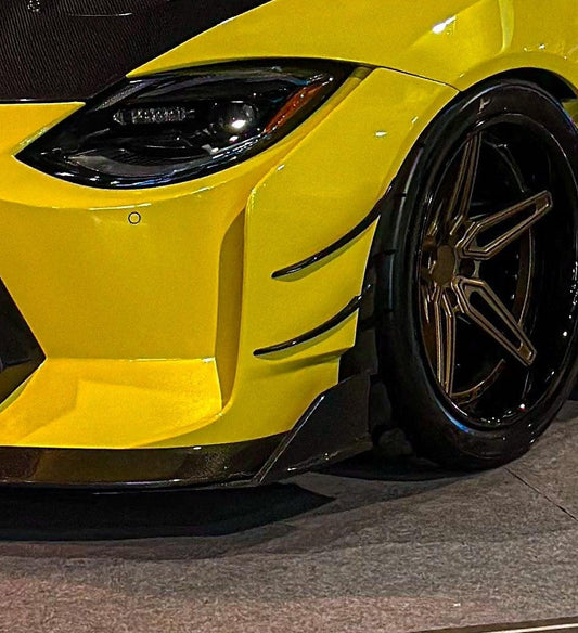 Nissan Z 400Z RZ34 Fairlady 2022-ON with Aftermarket Parts - Front Bumper & Lip Carbon Fiber / FRP from PROJECT WIDEBODY