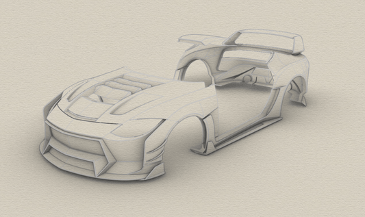 Nissan Z 400Z RZ34 Fairlady 2022-ON with Aftermarket Parts - Rear Flares and Fuel Door Carbon Fiber / FRP from PROJECT WIDEBODY