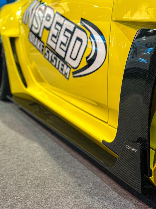 Nissan Z 400Z RZ34 Fairlady 2022-ON with Aftermarket Parts - Side Skirts Extensions Carbon Fiber / FRP from PROJECT WIDEBODY