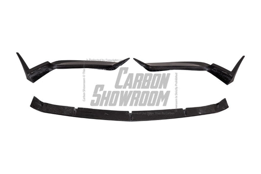 Paktechz Carbon Fiber Front Lip Ver.1 for Mercedes benz AMG GT/GTS/GTC C190 2018-2021 - Performance SpeedShop