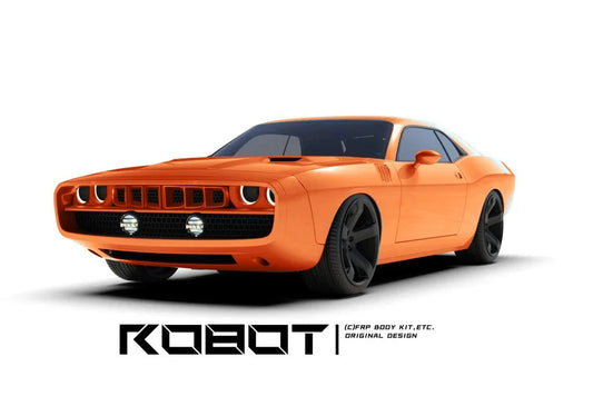 Robot Craftsman "CHOPPER" Front Bumper for Dodge Challenger Demon Redeye Hellcat T/A Carbon Fiber / FRP