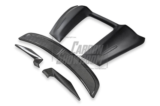 Porsche 718 Boxster Base S T GTS Convertible 2017-ON with Aftermarket Parts - Tonneau Cover and Wing Carbon Fiber from Geex Village