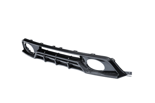 Porsche 911 992.2 Carerra Base/S/T/4S/Targa4S (Fits SportDesign Oval Exhaust Tips) with Aftermarket Parts - Lower Rear Diffuser Dry Pre-preg Carbon Fiber from Ventus Veloce