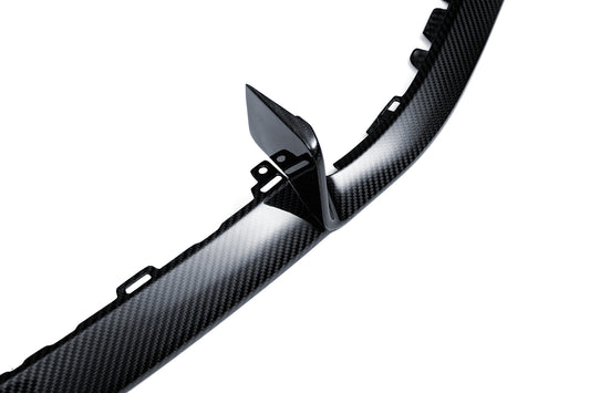 Porsche 911 992.2 Carerra/T 2025-ON (Does not fit SportDesign Bumper) with Aftermarket Parts - Front Bumper Trim Dry Pre-preg Carbon Fiber from Ventus Veloce
