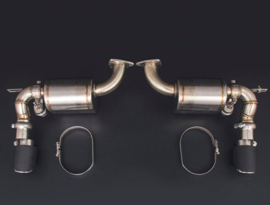 Porsche 991.1 Base Carrera 3.4L 2012 2013 2014 2015 2016 with Aftermarket Parts - Exhaust Stainless Steel from CMST Tuning