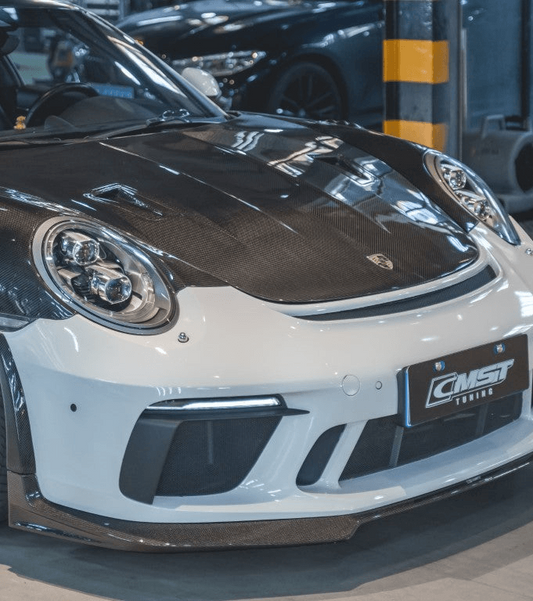 Porsche 991.1 Carrera Base/S/Targa/4/4S/GTS/Turbo/Turbo S/GT3/GT3RS 2012 2013 2014 2015 2016 & 991.2 Carrera Base/S/T/Targa/4/4S/Turbo/Turbo S/GTS/GT3 2017 2018 2019 with Aftermarket Parts - Front Bumper PP from CMST Tuning