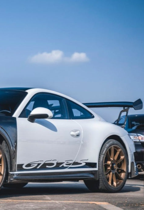 Porsche 991.1 Carrera Base/S 2012 2013 2014 2015 2016 & 991.2 Carrera Base/S 2017 2018 2019 with Aftermarket Parts - Side Skirts Carbon Fiber from CMST Tuning