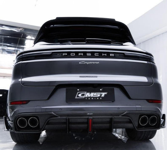 Porsche Cayenne 9Y0 9Y0.2 Base/S/AWD/E-Hybrid 2024-ON with Aftermarket Parts - Rear Roof Spoiler Carbon Fiber / FRP from CMST Tuning
