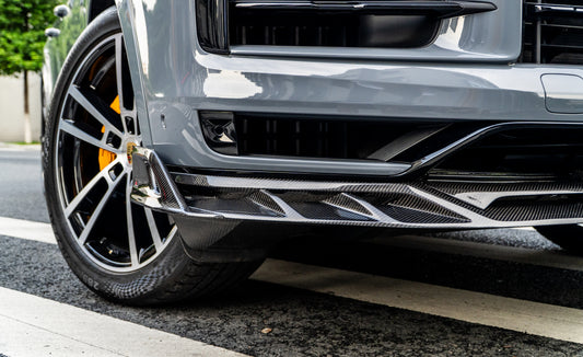 ArmorExtend AE Front Lip & Canards for Porsche Cayenne 9Y0.2 Base/S/E-Hybrid & 9Y3.2 Base/S Pre-preg Carbon Fiber