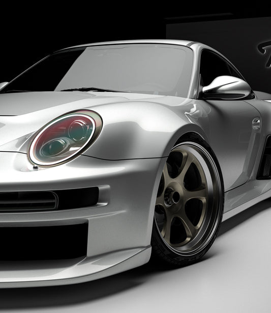 ROBOT CRAFTSMAN "TIGANISM GUSTAV" Widebody Front Fender Flares Wheel Arches for Porsche 997.1 997.2 911 Carrera Base/S/4S/Targa/GTS/GT3/Turbo Carbon Fiber / FRP