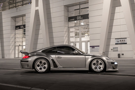 ROBOT CRAFTSMAN "TIGANISM GUSTAV" Widebody Side Skirts for Porsche 911 997.1 997.2 Carrera Base/S 2005–2012 Carbon Fiber / FRP