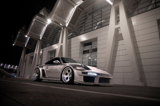 ROBOT CRAFTSMAN "TIGANISM GUSTAV" Widebody Side Skirts for Porsche 911 997.1 997.2 Carrera Base/S 2005–2012 Carbon Fiber / FRP