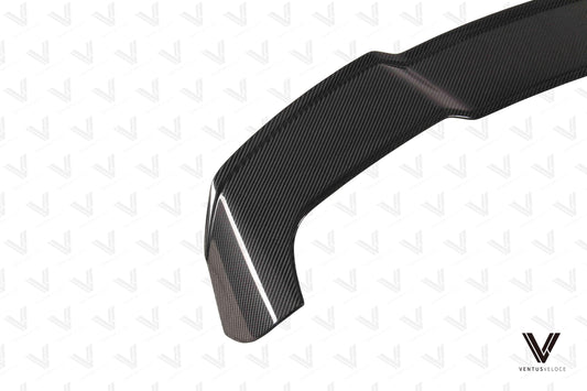 Audi RS6 C8 2020-ON with Aftermarket Parts - Rear Roof Spoiler Carbon Fiber from Ventus Veloce