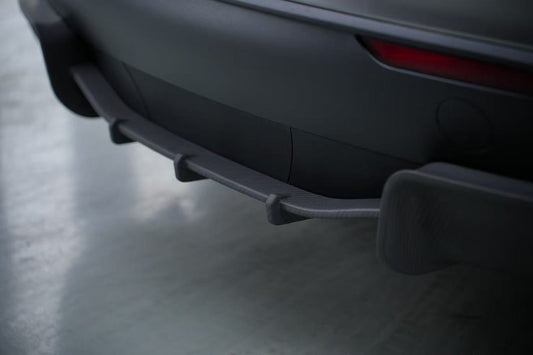 Tesla Model Y Performance AWD Long Range RWD Standard 2020 2021 2022 2023 2024 2025 with Aftermarket Parts - Rear Diffuser Under Board & Canards Pre-preg Carbon Fiber from BCTXE Tuning
