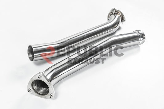 Aston Martin Vantage V8 2019 2020 2021 2022 2023 (4.0T) with Aftermarket Parts - Frontpipe Exhaust Titanium / Stainless Steel from Republic Exhaust