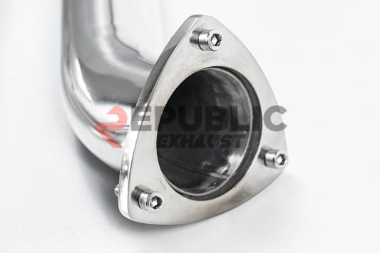 Aston Martin Vantage V8 2019 2020 2021 2022 2023 (4.0T) with Aftermarket Parts - Frontpipe Exhaust Titanium / Stainless Steel from Republic Exhaust