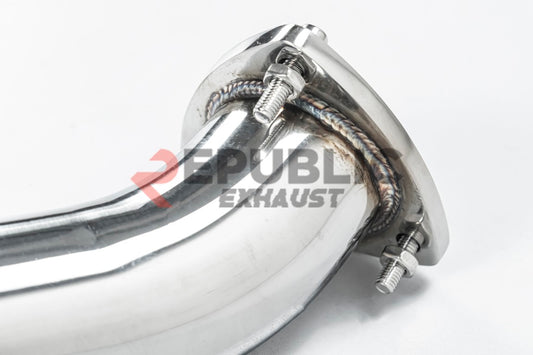 Aston Martin Vantage V8 2019 2020 2021 2022 2023 (4.0T) with Aftermarket Parts - Frontpipe Exhaust Titanium / Stainless Steel from Republic Exhaust