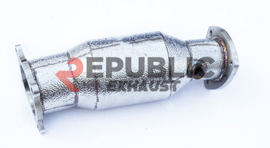 Audi A6 C8 2019-ON (2.0T) with Aftermarket Parts - 100 & 200 & 300 CELL & Test Pipe/No Cat Downpipe Stainless Steel from Republic Exhaust