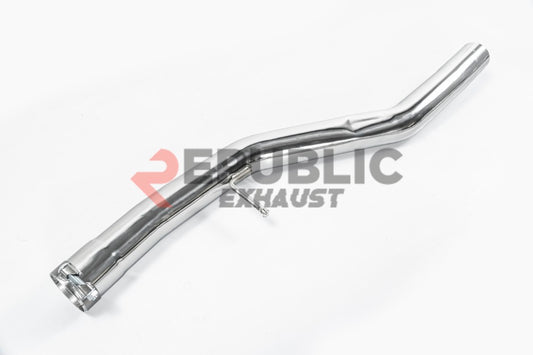 BMW 3 Series 328i 320i F30 & GT Gran Turismo 330i 328i 320i F30 2012 2013 2014 2015 2016 2017 2018 2019 with Aftermarket Parts - Catback Exhaust Dual Exit Tips Titanium / Stainless Steel from Republic Exhaust