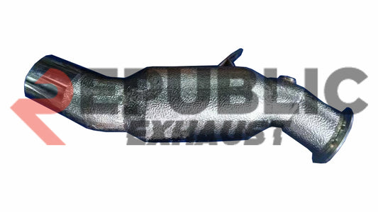 BMW 5 Series 535i 530i F10 2011 2012 2013 2014 2015 2016 (3.0T) with Aftermarket Parts - 100 & 200 & 300 CELL & Test Pipe/No Cat Downpipe Stainless Steel from Republic Exhaust