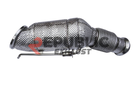 BMW X4 G02 Pre-LCI 2019 2020 2021 (2.0T) with Aftermarket Parts - 100 & 200 & 300 CELL & Test Pipe/No Cat Downpipe Stainless Steel from Republic Exhaust