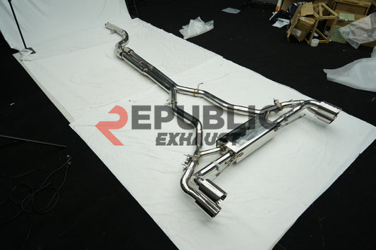 BMW XM G09 2023-ON (3.0T) with Aftermarket Parts - Catback Exhaust with Valve Titanium / Stainless Steel from Republic Exhaust