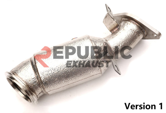 Cadillac CT5 Base 2020-ON with Aftermarket Parts - 100 & 200 & 300 CELL & Test Pipe/No Cat Downpipe Stainless Steel from Republic Exhaust