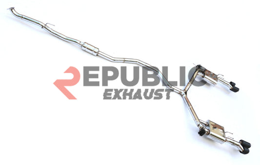 Honda Accord 10th Gen 2018 2019 2020 2021 2022 (1.5T) with Aftermarket Parts - Catback Exhaust Dual & Quad Tips with Valve Titanium / Stainless Steel from Republic Exhaust