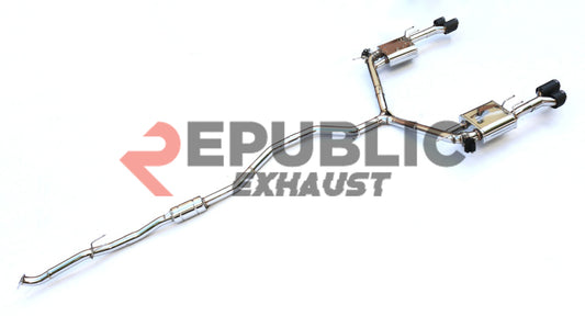 Honda Accord 10th Gen 2018 2019 2020 2021 2022 (1.5T) with Aftermarket Parts - Catback Exhaust Dual & Quad Exit Tips Titanium / Stainless Steel from Republic Exhaust