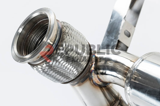 Lamborghini Huracan EVO Tecnica STO 2020 2021 2022 2023 with Aftermarket Parts - Catback Exhaust with Valve Titanium from Republic Exhaust