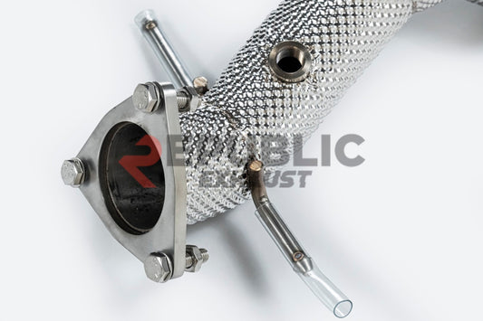 Land Rover Range Rover Evoque 2.0L 2015 2016 2017 with Aftermarket Parts - 100 & 200 & 300 CELL & Test Pipe/No Cat Downpipe Stainless Steel from Republic Exhaust