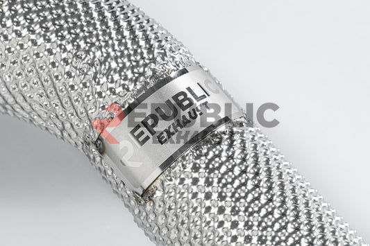 Republic Exhaust 100 & 200 & 300 CELL & Test Pipe/No Cat Downpipe for Maserati Quattroporte RWD 2014-ON Stainless Steel
