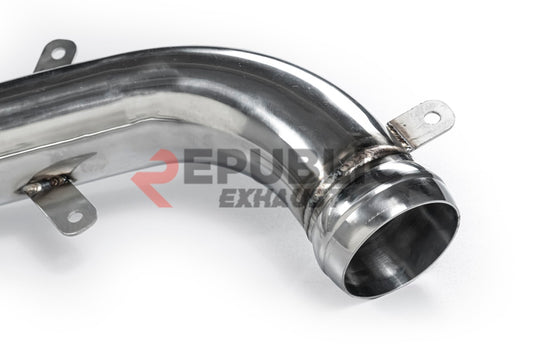 McLaren 650S 2012 2013 2014 2015 2016 (3.8T) with Aftermarket Parts - 100 & 200 & 300 CELL & Test Pipe/No Cat Downpipe Stainless Steel from Republic Exhaust