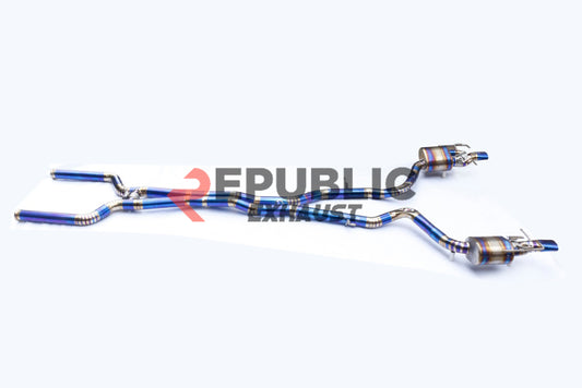 Mercedes Benz AMG 4 Door GT63S X290 Pre-Facelift 2019 2020 2021 with Aftermarket Parts - Catback Exhaust with Valve Titanium / Stainless Steel from Republic Exhaust