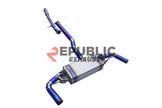 Mercedes Benz X156 AMG GLA45 2014 2015 2016 2017 2018 2019 2020 (2.0T) with Aftermarket Parts - Catback Exhaust with Valve Titanium / Stainless Steel from Republic Exhaust