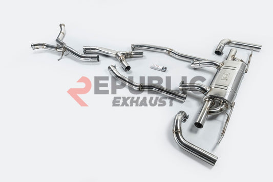 Mercedes Benz GLS-Class X166 GLS450 GLS400 Pre-Facelift 2017 2018 2019 (3.0T) with Aftermarket Parts - Catback Exhaust Dual Tips Exit Titanium / Stainless Steel from Republic Exhaust