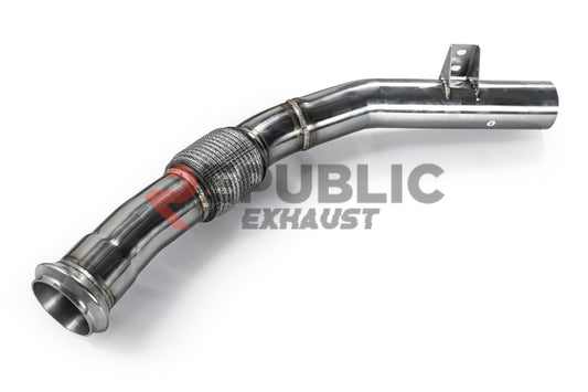 Mercedes Benz GLS-Class X166 GLS450 GLS400 Pre-Facelift 2017 2018 2019 (3.0T) with Aftermarket Parts - Catback Exhaust Dual Tips Exit Titanium / Stainless Steel from Republic Exhaust