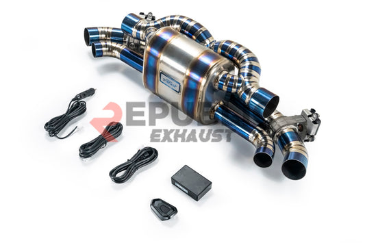 Porsche 911 992.1 Carerra Base/S/T/4/4S/Targa 4/Targa 4S/GTS 2020 2021 2022 2023 2024 & 992.2 Carerra Base/S/T/4/4S/Targa 4/Targa 4S 2025-ON (3.0T) with Aftermarket Parts - Axle-back Exhaust with Valve Titanium / Stainless Steel from Republic Exhaust