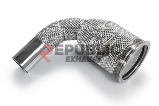 Porsche 911 992.1 Carerra Base/S/T/4/4S/Targa 4/Targa 4S/GTS 2020 2021 2022 2023 2024 & 992.2 Carerra Base/S/T/4/4S/Targa 4/Targa 4S 2025-ON (3.0T) with Aftermarket Parts - 100 & 200 & 300 CELL & Test Pipe/No Cat Downpipe Stainless Steel from Republic Exhaust