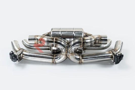 Porsche 911 992.1 Carerra Base/S/T/4/4S/Targa 4/Targa 4S/GTS 2020 2021 2022 2023 2024 & 992.2 Carerra Base/S/T/4/4S/Targa 4/Targa 4S 2025-ON (3.0T) with Aftermarket Parts - Axle-back Exhaust with Valve Titanium / Stainless Steel from Republic Exhaust