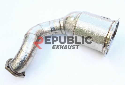 Porsche Cayenne 9Y0 9Y3 2018-ON (3.0T) with Aftermarket Parts - V1 100 & 200 & 300 CELL & Test Pipe/ Downpipe Stainless Steel from Republic Exhaust