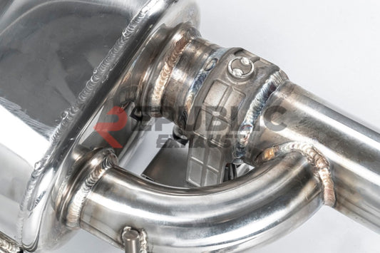 Porsche Cayenne 9Y0 9Y3 2018-ON (3.0T) with Aftermarket Parts - Catback Exhaust V2 with Valve Titanium / Stainless Steel from Republic Exhaust