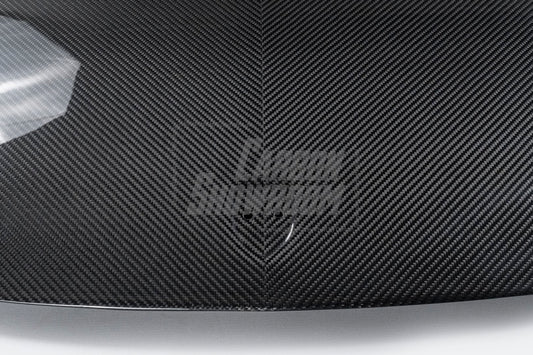 Porsche Panamera & 4 & 4S & GTS & Turbo & Turbo S 971 2017 2018 2019 2020 with Aftermarket Parts - Hood Bonnet Double-sided Pre-preg Carbon Fiber from TAKD Carbon