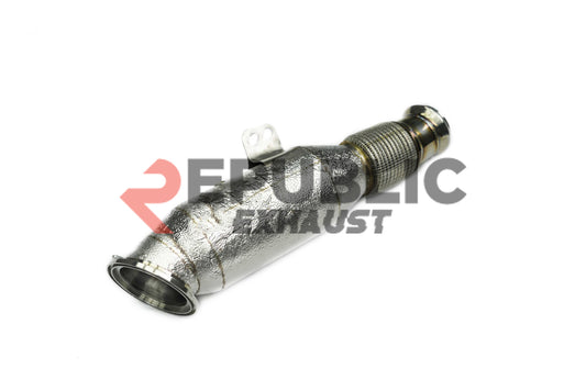 Toyota Supra MK5 A90 2020-ON (3.0T) with Aftermarket Parts - 100 & 200 & 300 CELL & Test Pipe/No Cat Downpipe Stainless Steel from Republic Exhaust