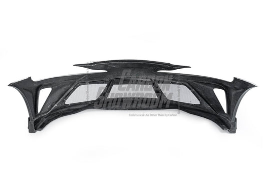 Toyota Supra MK5 A90 A91 3.0 2.0 2020 2021 2022 2023 2024 with Aftermarket Parts - "Alerion" Narrow Body Front Bumper & Lip Carbon Fiber / FRP from Robot Craftsman