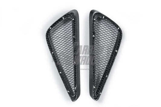 Toyota Supra MK5 A90 A91 3.0 2.0 2020 2021 2022 2023 2024 with Aftermarket Parts - "Alerion" Narrow Body Front Bumper & Lip Carbon Fiber / FRP from Robot Craftsman