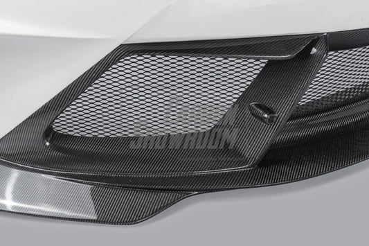 Toyota Supra MK5 A90 A91 3.0 2.0 2020 2021 2022 2023 2024 with Aftermarket Parts - Alerion Widebody Front Bumper & Lip Carbon Fiber / FRP from Robot Craftsman