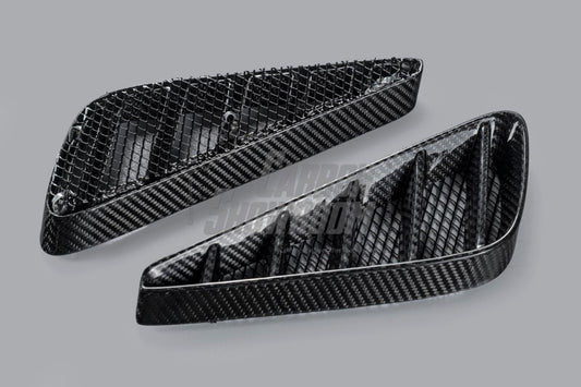 Toyota Supra MK5 A90 A91 3.0 2.0 2020 2021 2022 2023 2024 with Aftermarket Parts - Alerion Widebody Front Bumper & Lip Carbon Fiber / FRP from Robot Craftsman