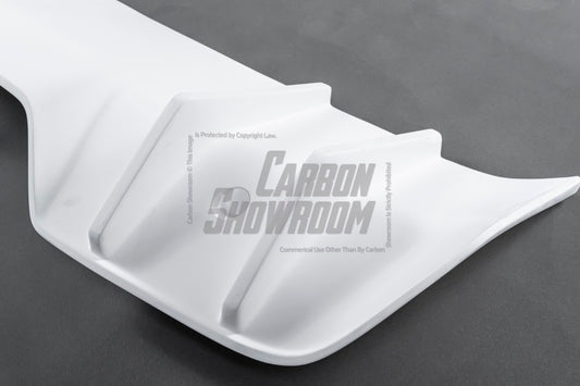 Ford Mustang Ecoboost V6 GT March1 Bullitt S550.1 S550.2 2015-2023 (note: dual exhaust tips) with Aftermarket Parts - CAVALIER Rear Diffuser Carbon Fiber/FRP from Robot Craftsman